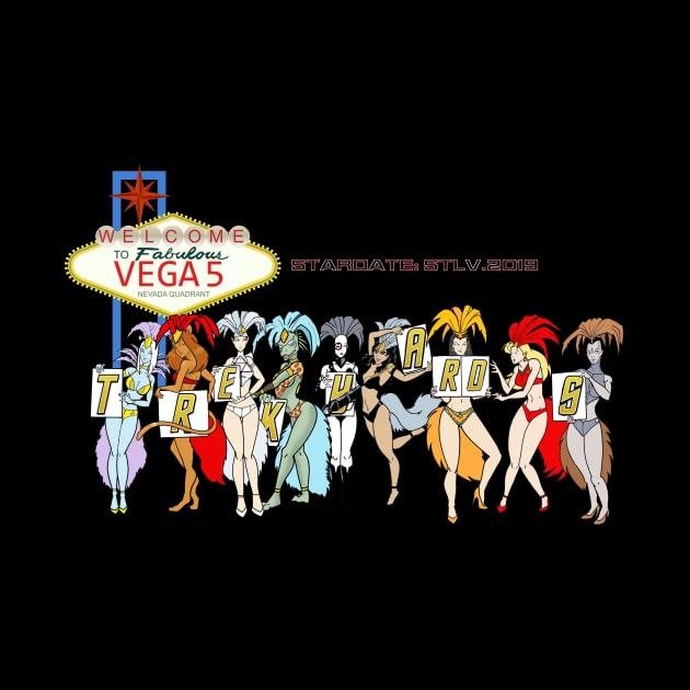 Trekyards 2019 Vegas Showgirls Line-Up by Trekyards