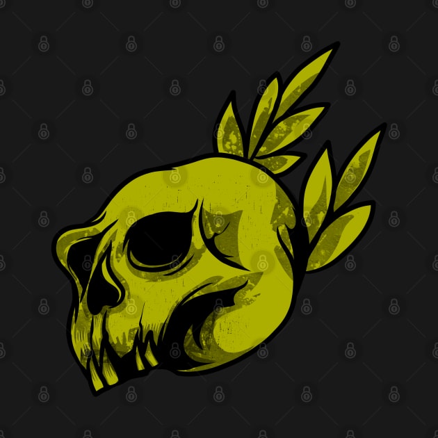 natural skull by Apxwr