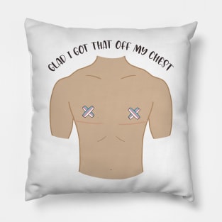 Trans Top Surgery (Mid-Tone 2) Pillow