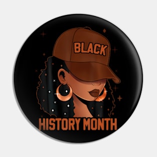 Black History Month Afro Melanin Black Women Afro American Pin