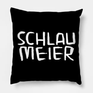 Schlaumeier, Besserwisser, Smart Ass, Know it all, German Word Pillow