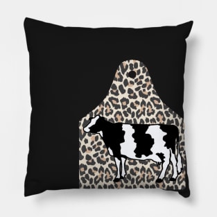 Cheetah Ear Tag - Holstein - NOT FOR RESALE WITHOUT PERMISSION Pillow