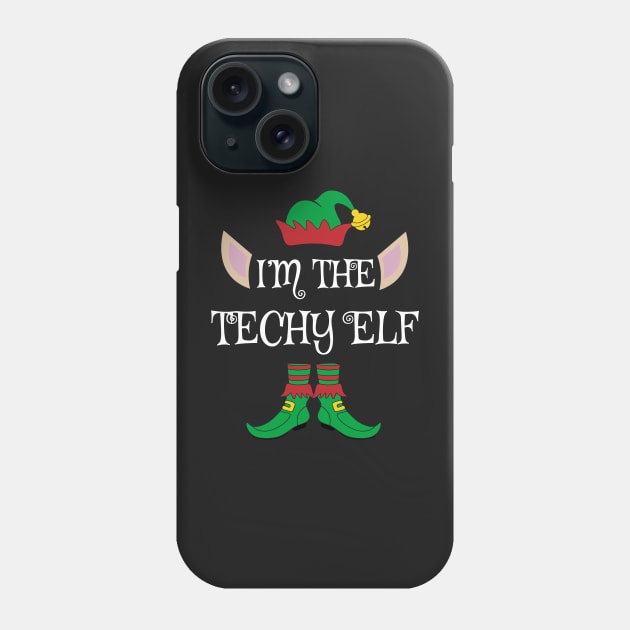 I'm The Techy Christmas Elf Phone Case by Meteor77