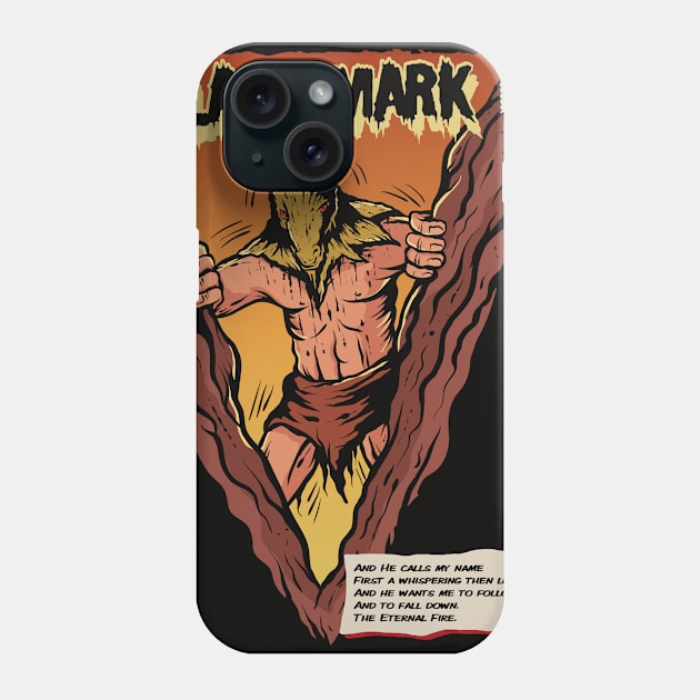 Black Mark Phone Case by Greendevil