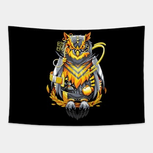 cyber owl Tapestry