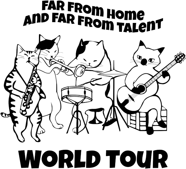 no talent world tour Kids T-Shirt by Kingrocker Clothing