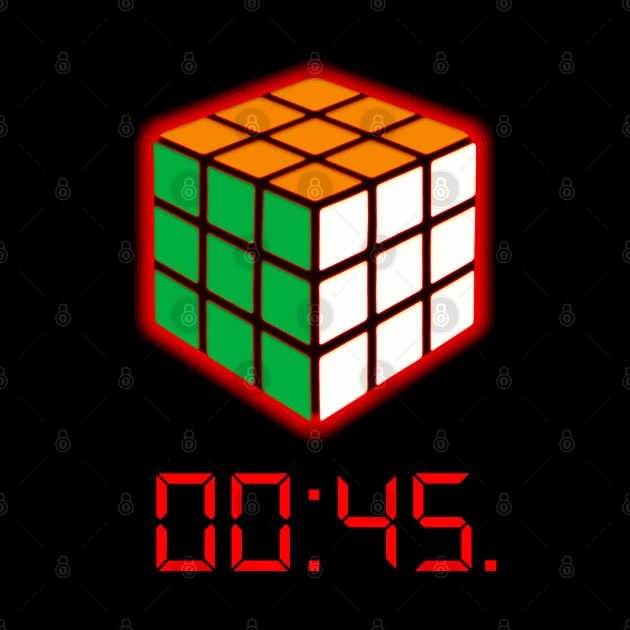 I solve a rubik's cube in 45 seconds t-shirt by TheCreatedLight