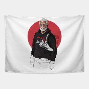 BASKETBALLART - Uncle Drew pulling Tapestry