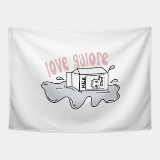 love galore spilled milk Tapestry