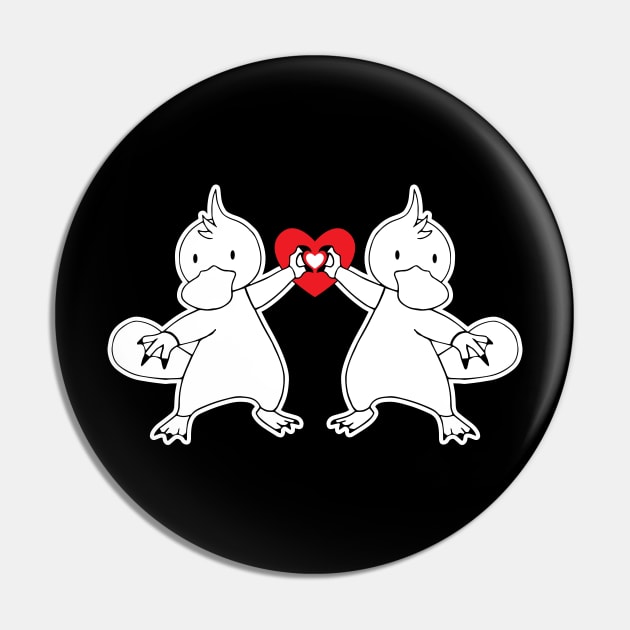 Aplatypuss Love heart hands Pin by Abuewaida 