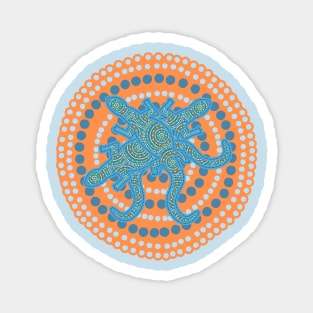 Awesome Aboriginal Dot Art Magnet