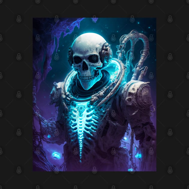 Skeleton astronaut by Geek Culture