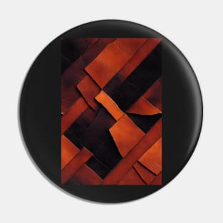 Brown Imitation leather, natural and ecological leather print #12 Pin