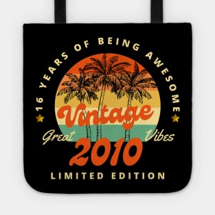 12 Year Old Gifts Vintage 2010 Limited Edition 12th Birthday Tote