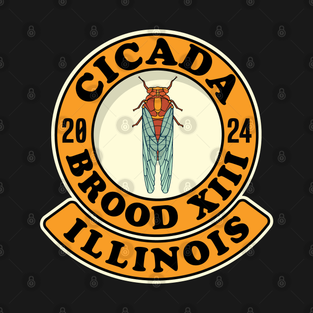 Cicada Brood XIII Illinois by Huhnerdieb Apparel