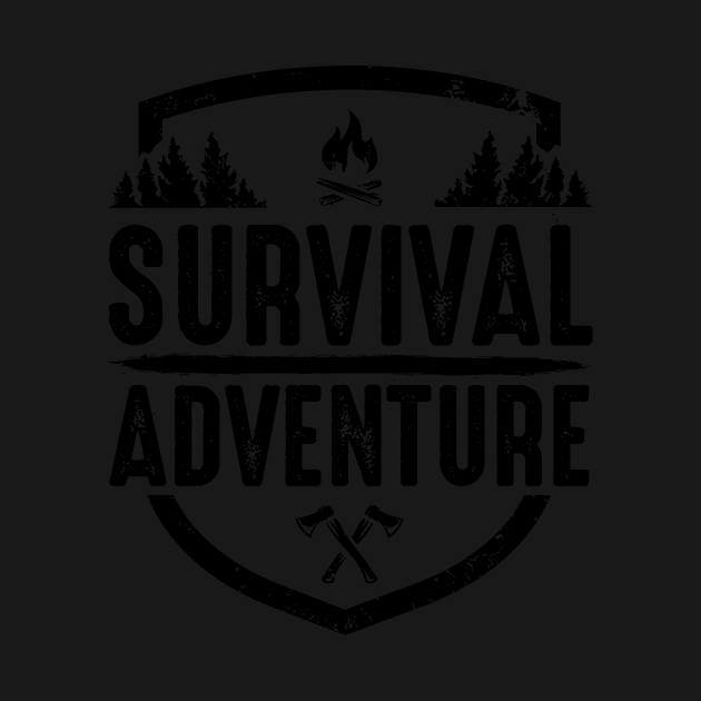 Survival Adventure Funny Gift by bigD