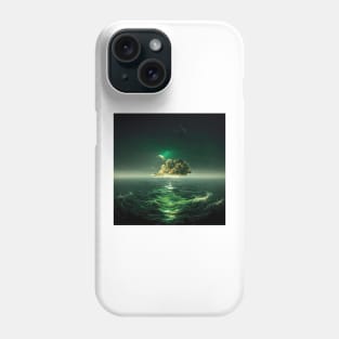 The Light Over Dark Seas of Green Phone Case