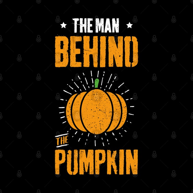 Funny Halloween Pregnancy The Man Behind The Pumpkin by trendingoriginals