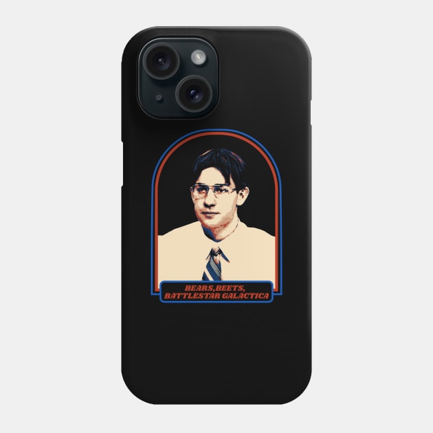 jim - bears beets battlestar galactica Phone Case by HANASUISI