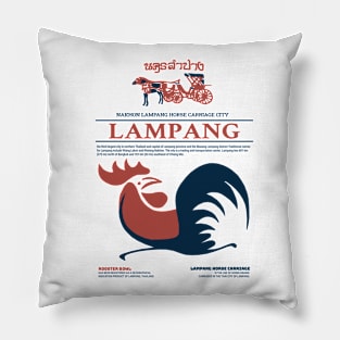 Visit Lampang Thailand Pillow