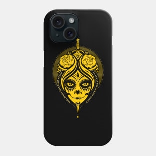 La Catrina / Santa Muerte / yellow edition Phone Case