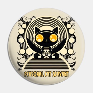 Cute Personal Cat Servant Pin