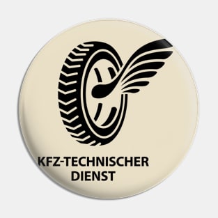 Automotive technical service badge Pin