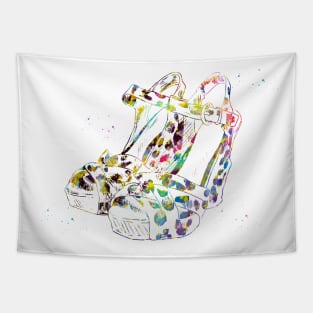 Vintage High Heel Shoe Tapestry