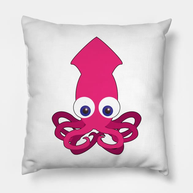 Squid Pillow by Wickedcartoons