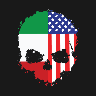 Italian American Pride Skull T-Shirt