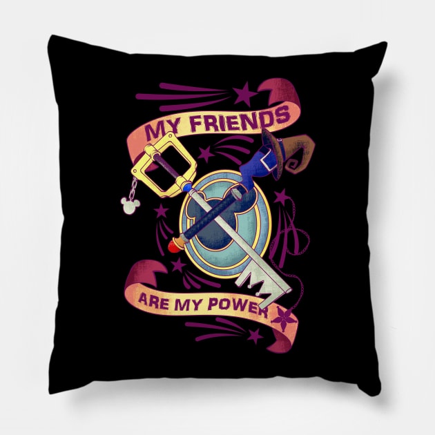 Frindship Pillow by KanaHyde