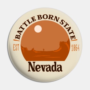 Nevada, The Battle-Born State Pin