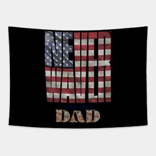 American Flag Dad Tapestry