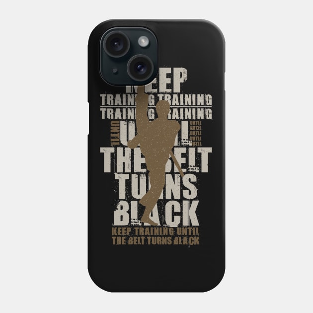 Training Motivation - Karate Phone Case by Tesszero