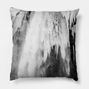 Waterfall B&W Pillow