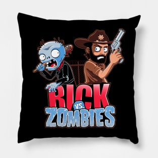 Rick vs Zombies Pillow