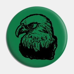 Manga Eagle (black print) Pin