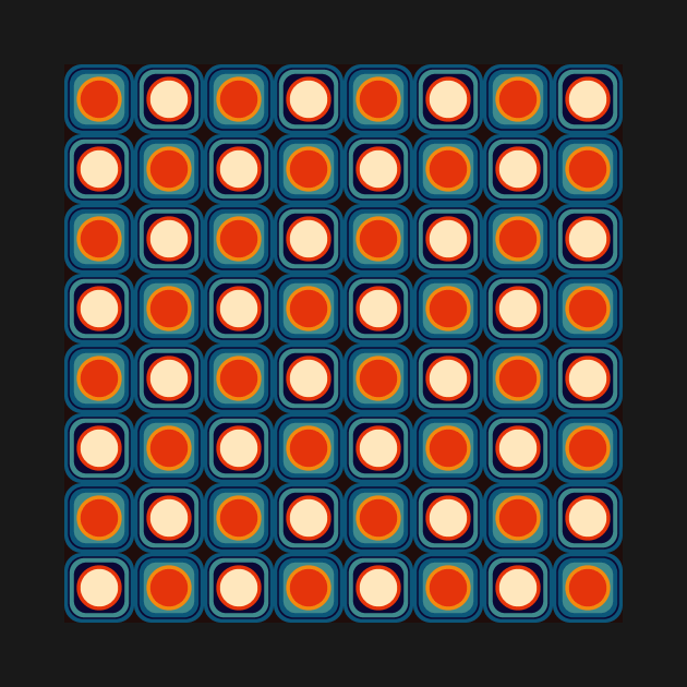 mid century modern geometrical abstract pattern by pauloneill-art