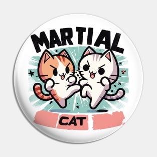 Martial Cat Pin