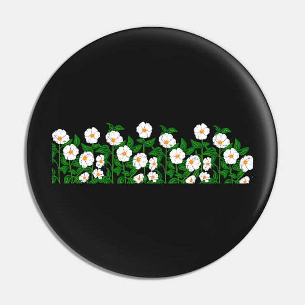 Cherokee Rose White Flowers Pin by Thor