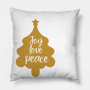 Joy love Peace Pillow