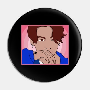 K-POP MAN FLAT DESIGN DAEBAK FANART Pin