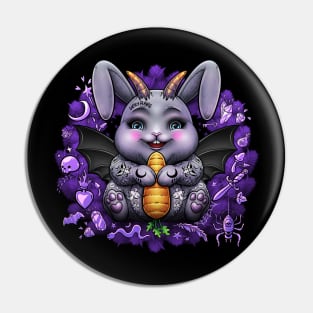 creepy cute bunny witchcraft Pin