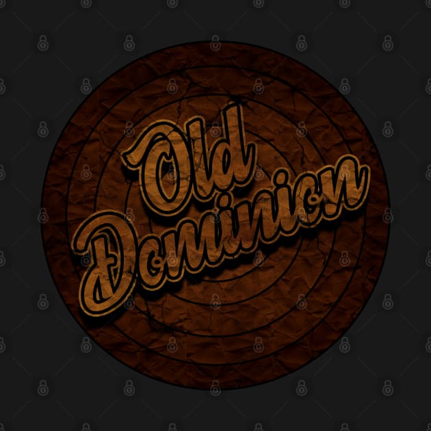 Circle Retro Old Dominion by Electric Tone