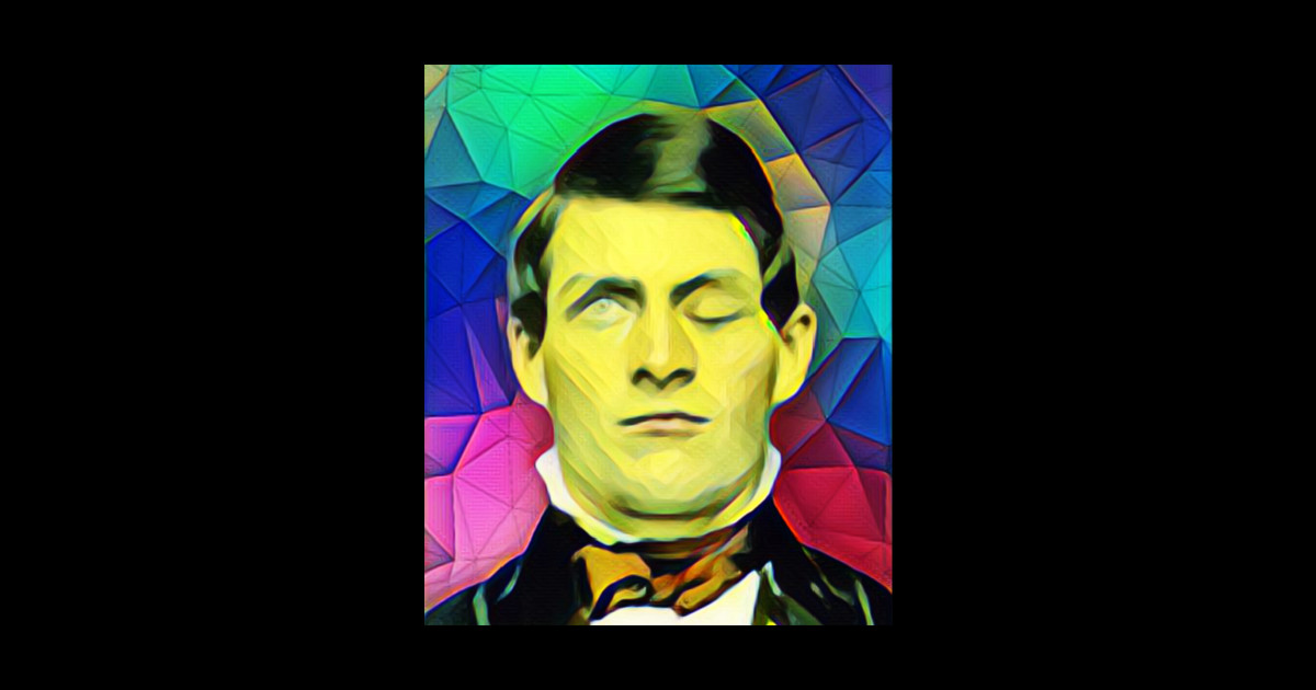Phineas Gage Colourful Portrait Phineas Gage Artwork 7 Phineas Gage