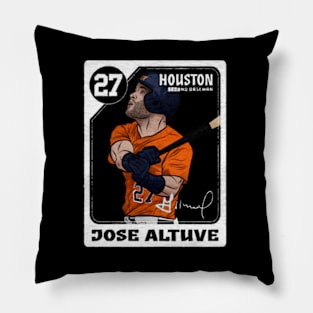 jose altuve card Pillow