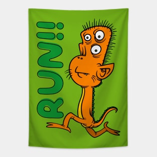 Monster Runner Tapestry