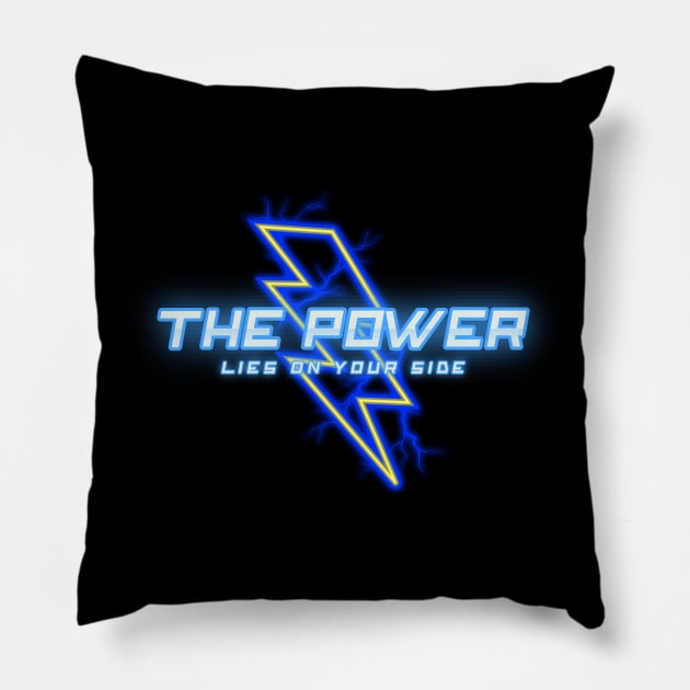 The Blue Ranger Pillow by PizzaZombieApparel