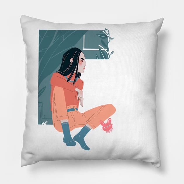 Mood #2 Pillow by Connie