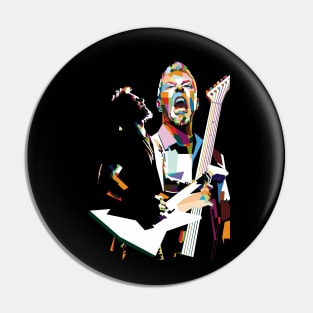 james hetfield Pin